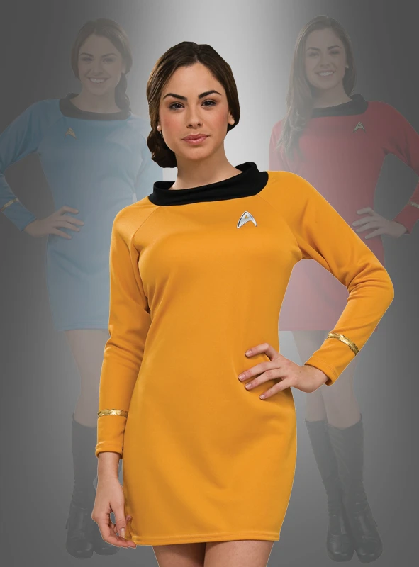 Kleid STAR TREK Classic Gold 1 Kleid STAR TREK Classic Gold