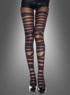 Strumpfhose Mit Bandagen Muster