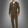 Top Gun Kostüm Pilot Mit Namenschild