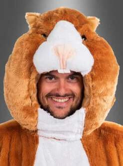 Plüsch Hamsterkopf Maskenset