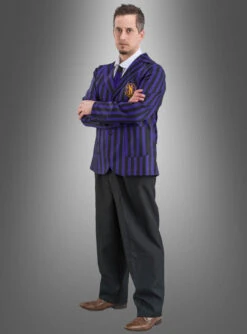 Ausgewählte Produkte 11 Wednesday Herren Schuluniform Schwarz Lila