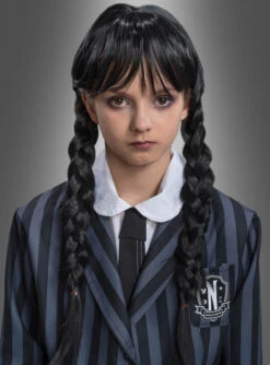 Wednesday Perücke Für Kinder