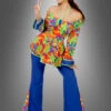 Buntes Hippie Outfit Für Damen
