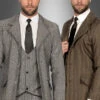 Herren Jackett 20er Jahre Braun Oder Grau