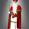 Luxus Nikolaus Kostüm Aus Plüsch