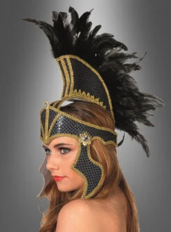 Gladiatorin Kopfschmuck Mit Federn