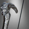 Totenkopf Gehstock Mit Handgriff 93cm