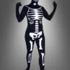 Skelett Speedsuit Ganzkörperanzug