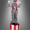 Animierter Clown Auf Podest Mit Bewegungsmelder 180cm