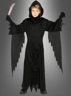 Schwarze Kapuzenrobe Für Kinder