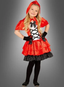 Süßes Rotkäppchen Kleid Kinder