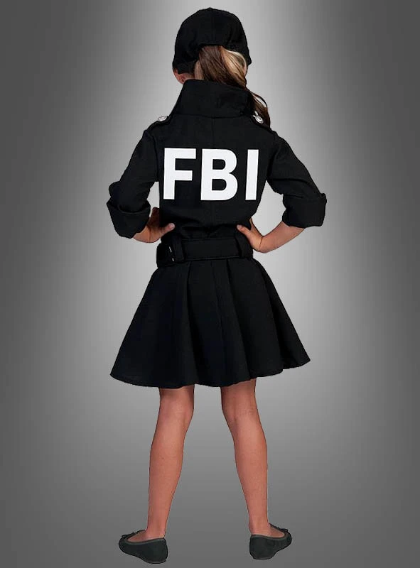 FBI Uniform Kleid Für Mädchen 2 FBI Uniform Kleid Für Mädchen – Bild 2