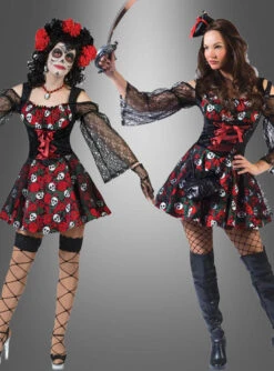 Wandelbares Totenkopf Kleid