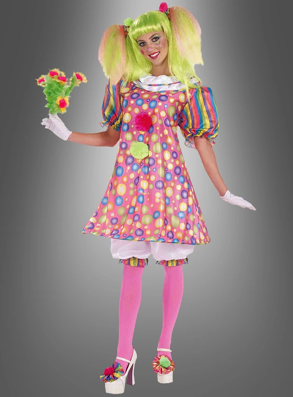 Zirkus Tickles Clown Damenkostüm 1 Zirkus Tickles Clown Damenkostüm