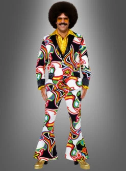 Schlagerstar Kostüm Neon Psychodelic