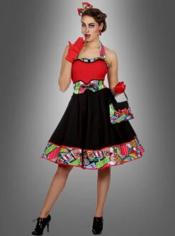 Comic Kostüm Damen Pop Art Jenny -Trend Geister Store 60er jahre popart kleid 50er 66f76700ab 3