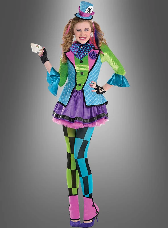 Teen Hutmacherin Kostüm 1 Teen Hutmacherin Kostüm