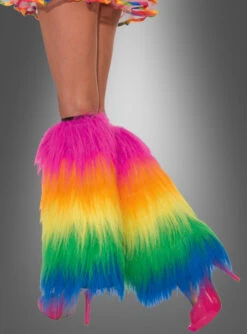 Plüsch Beinstulpen Regenbogen -Trend Geister Store beinwaermer stulpen rainbow 61ef92839e 2