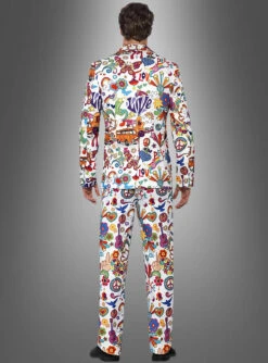 Bunter Anzug Hippie Style 3-teilig 6 Bunter Anzug Hippie Style 3-teilig -Trend Geister Store flower power anzug mit krawatte 89cbeffa11 3