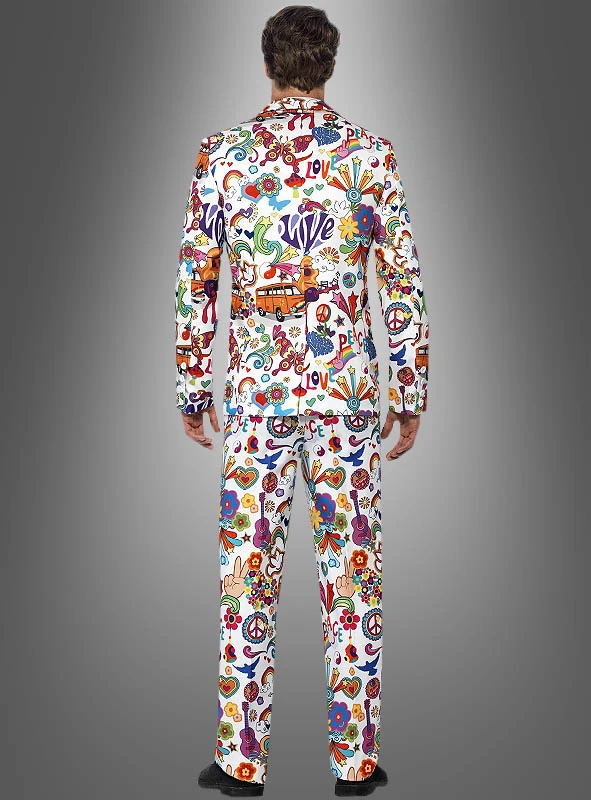 Bunter Anzug Hippie Style 3-teilig 3 Bunter Anzug Hippie Style 3-teilig – Bild 3