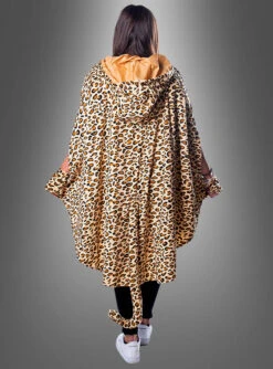 Plüsch Leopard Poncho S-XXXL -Trend Geister Store gepard kostuem cape poncho af502ade50 2