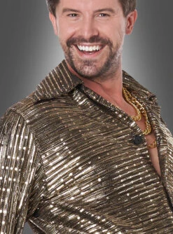 Disco Fever Herrenkostüm Gold-schwarz -Trend Geister Store gold schwarzes discofever herrenkostuem 70er cd6d357b7c 2