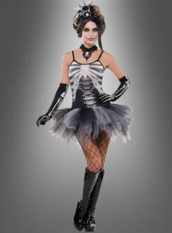 Tüll Skelettkleid -Trend Geister Store halloweenkostuem skelett kleid 5e97825878 3