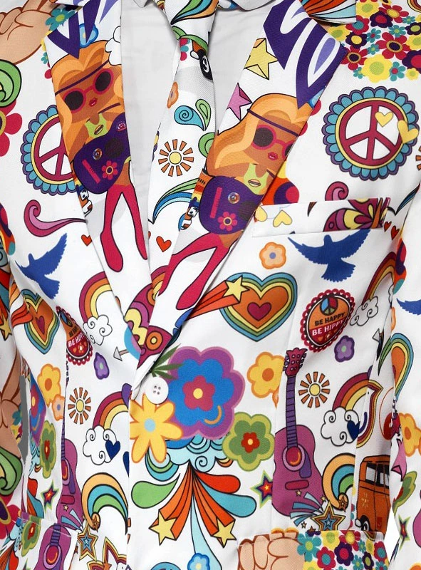 Bunter Anzug Hippie Style 3-teilig 4 Bunter Anzug Hippie Style 3-teilig – Bild 4