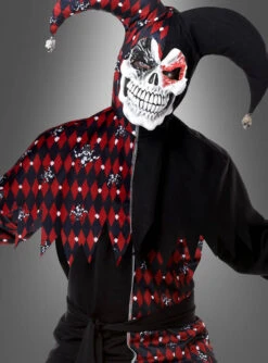 Psycho Jester Narrenkostüm Herren -Trend Geister Store jester clown horror halloweenkostuem c6342b2353 2