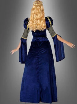 Mittelalterliches Kleid Filipa -Trend Geister Store mittelalterkleid damen kostuem blau gold 319fadb713 2