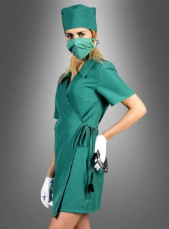 OP Schwester Kostüm Wickelkleid -Trend Geister Store op kittel damenkostuem 3afa6694ff 3