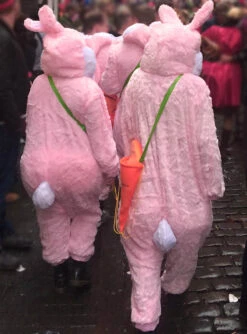 Rosa Plüsch Hase Für Damen Oder Herren -Trend Geister Store pluesch hasenkostuem paarkostuem 69feda1943 3