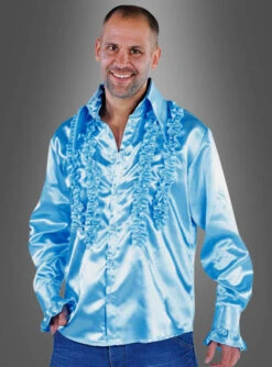 Doppelreihiges Rüschenhemd Waschbar 70er 7 Doppelreihiges Rüschenhemd Waschbar 70er -Trend Geister Store rueschenhemd disco schlager party 5dfb690eb7 4