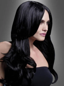 Khloe Langhaarperücke Mit Wellen -Trend Geister Store schwarze langhaarperuecke d0a1de6bfa 3