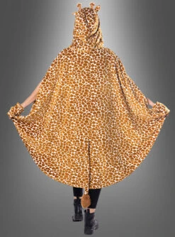 Plüsch Giraffe Poncho Mit Haarreif S-XXXL -Trend Geister Store tierkostuem poncho umhang giraffe zoo f7a2ad7934 2