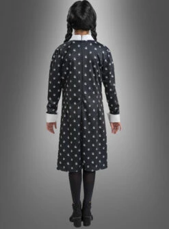 Wednesday Mädchen Kleid Schwarz-weiß -Trend Geister Store wednesday kleid kinder maedchen original lizenz ce125d7615 3